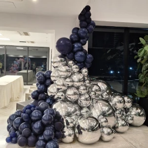 تم سرمه ای نقره ای لوکس